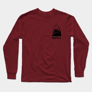 Minimalist Jaws Print Long Sleeve T-Shirt